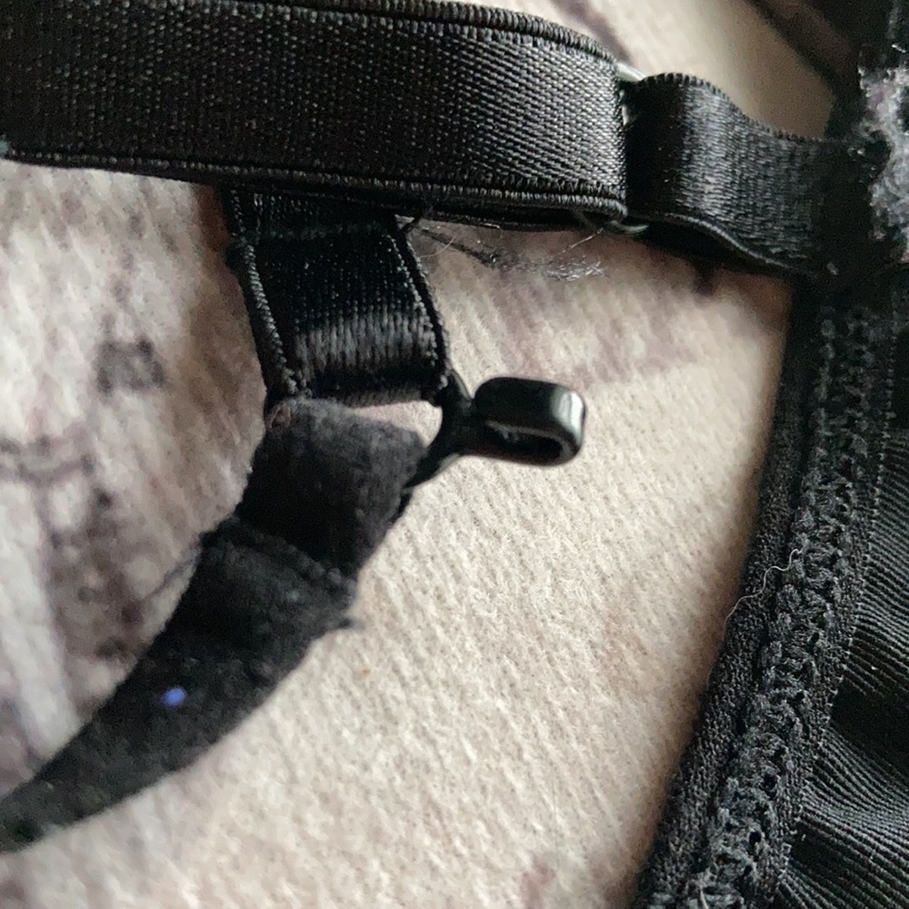 Black Sequin Push-Up Underwire Bra - image 3